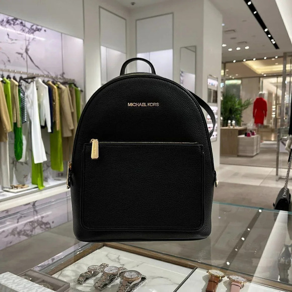 Michael Kors Adina Medium Backpack in Black